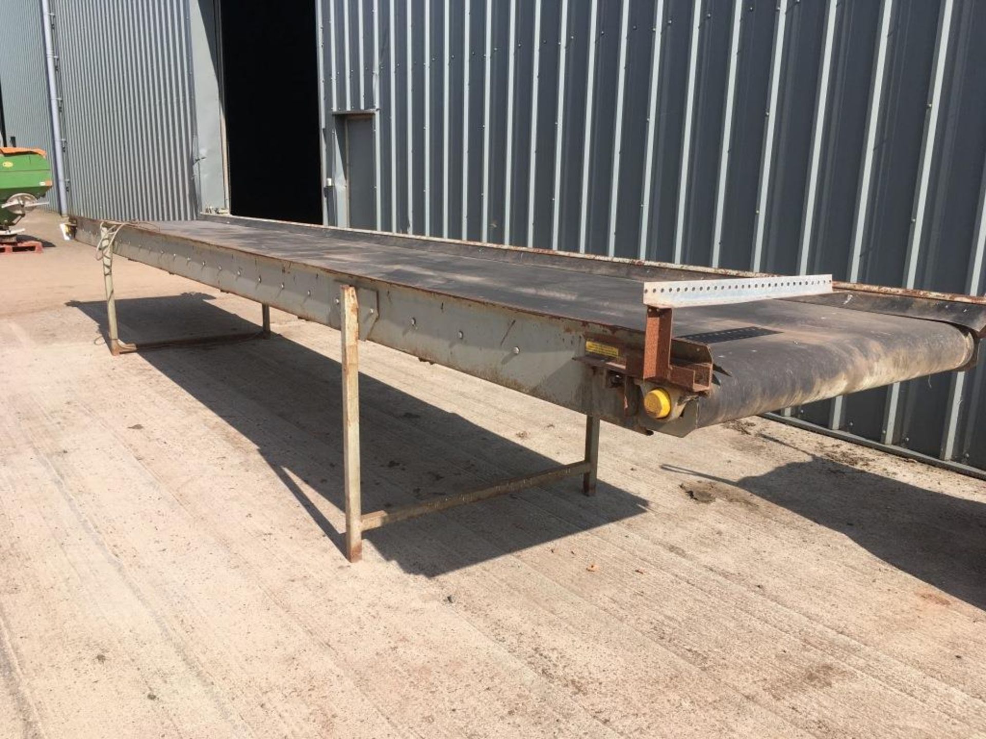 Powered belt conveyor, approximate measurements 8m x 1.5m - Bild 6 aus 6