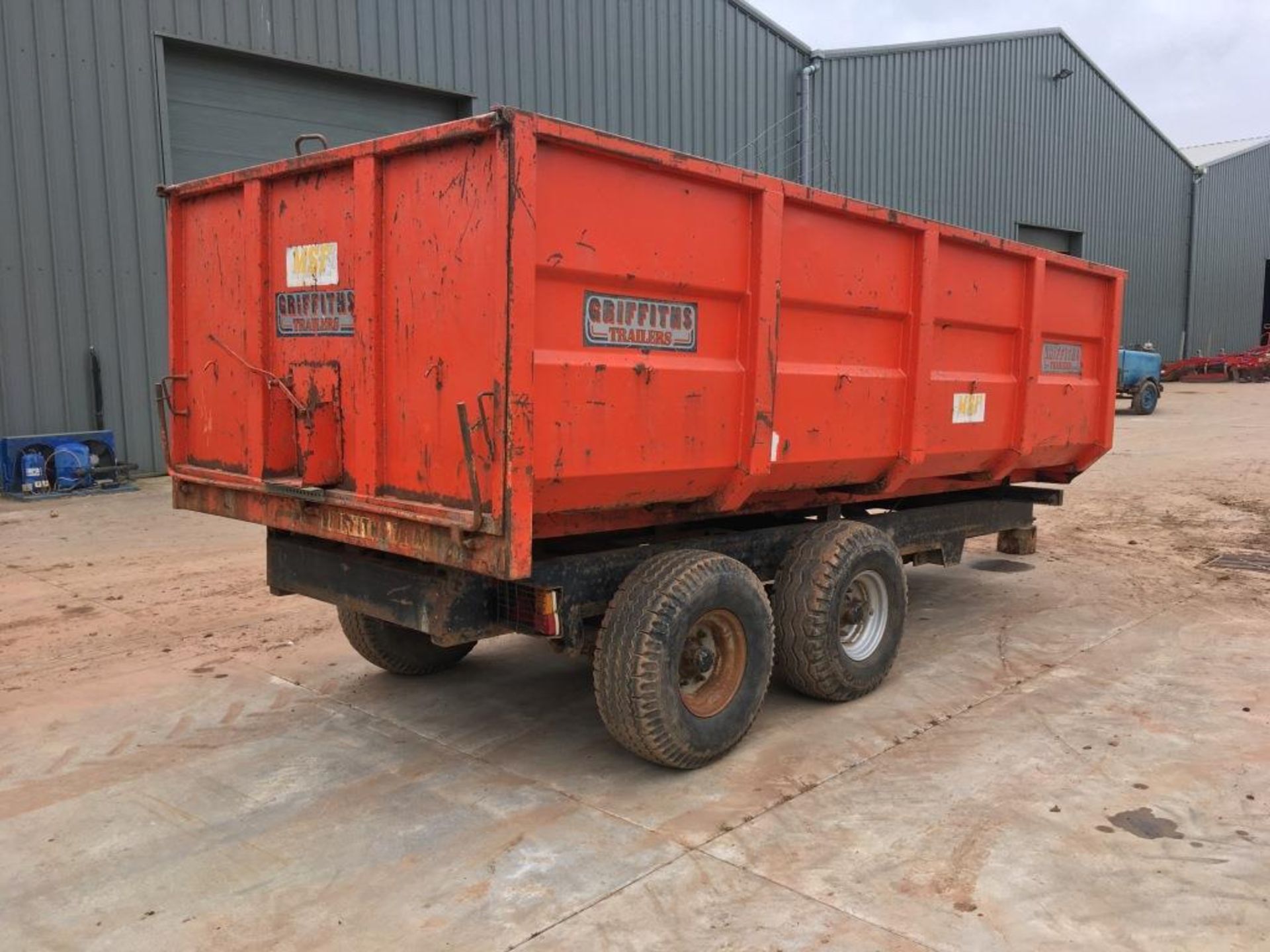 Griffiths 10 ton twin axle tipping trailer, serial number: 6674 (1990) - Bild 3 aus 10