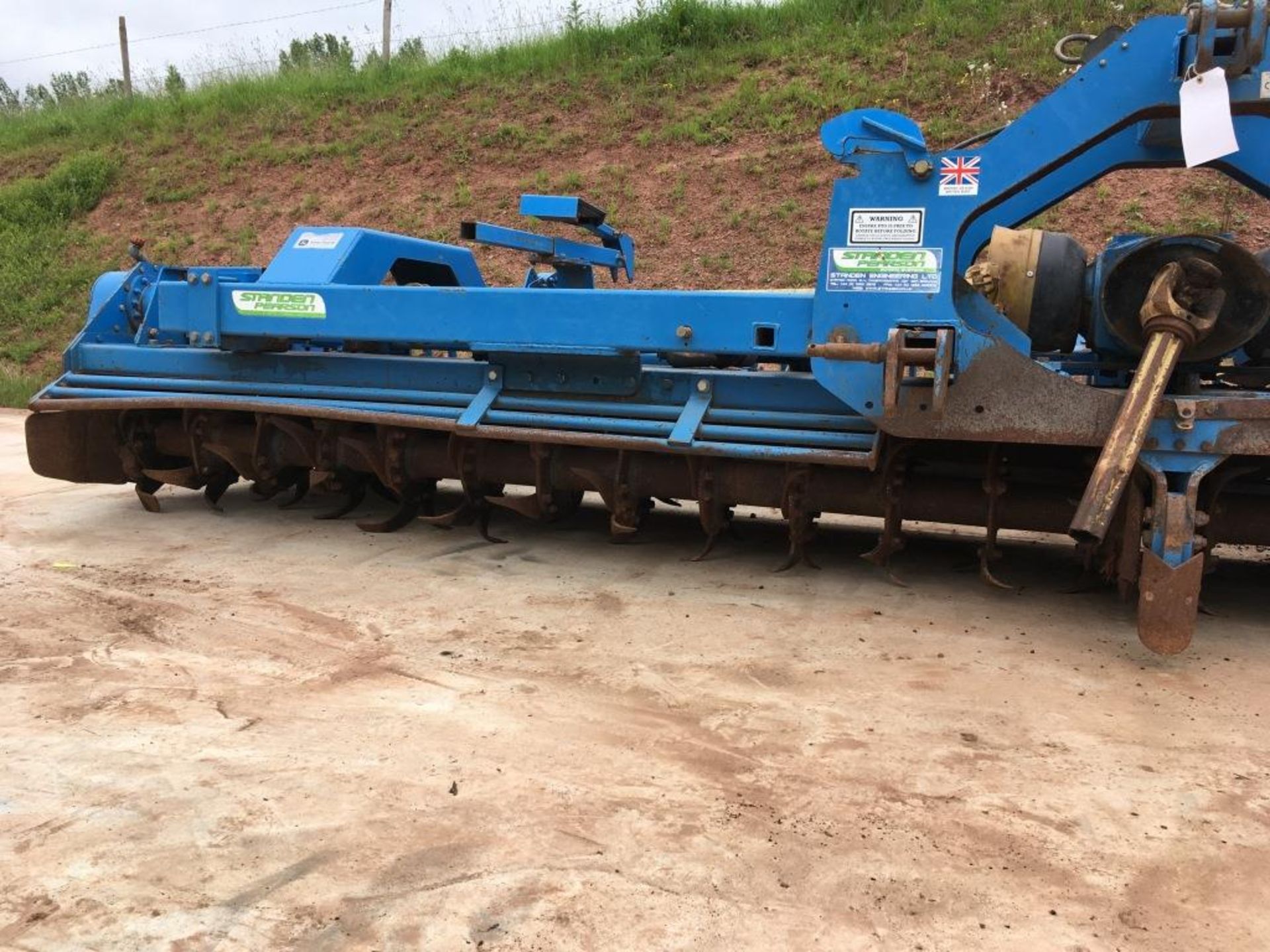 Standen folding rotovator, Type PV400240, serial number: 509 (2008) (missing guarding and damage - Bild 13 aus 16