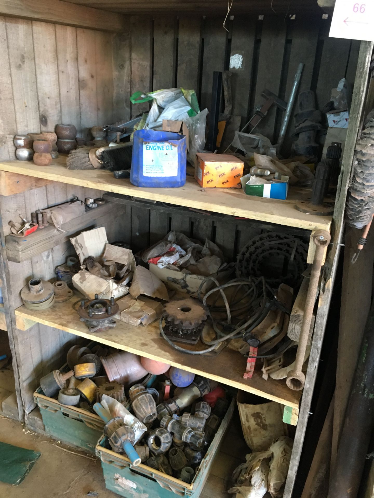 Contents of spares and tools in 4 bays - Image 2 of 5