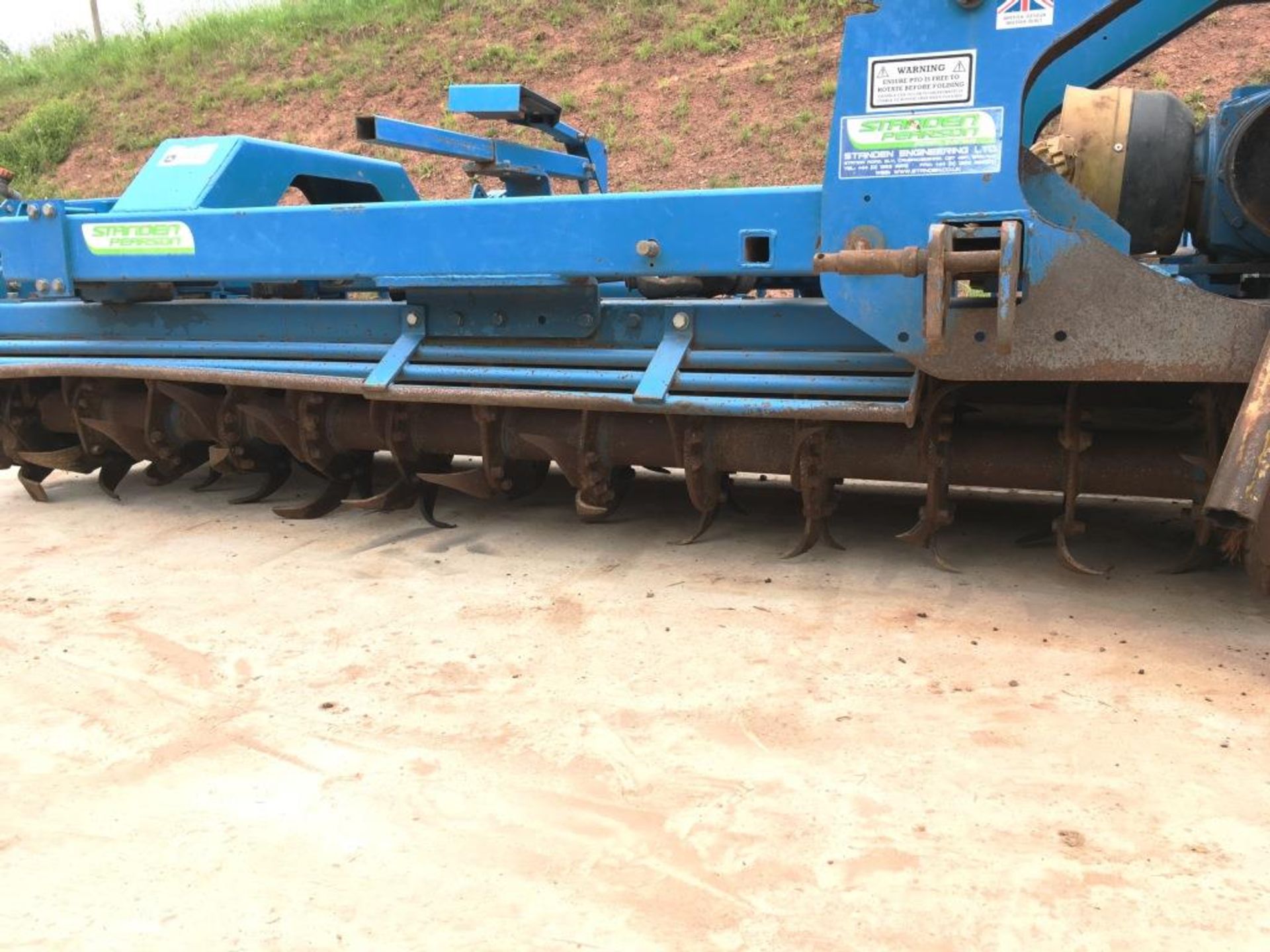 Standen folding rotovator, Type PV400240, serial number: 509 (2008) (missing guarding and damage - Image 14 of 16