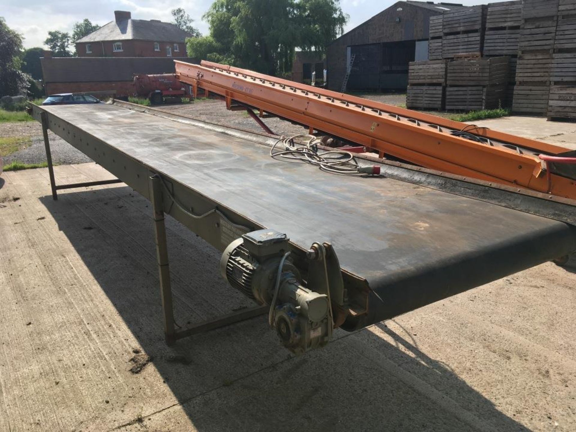 Powered belt conveyor, approximate measurements 8m x 1.5m - Bild 3 aus 6