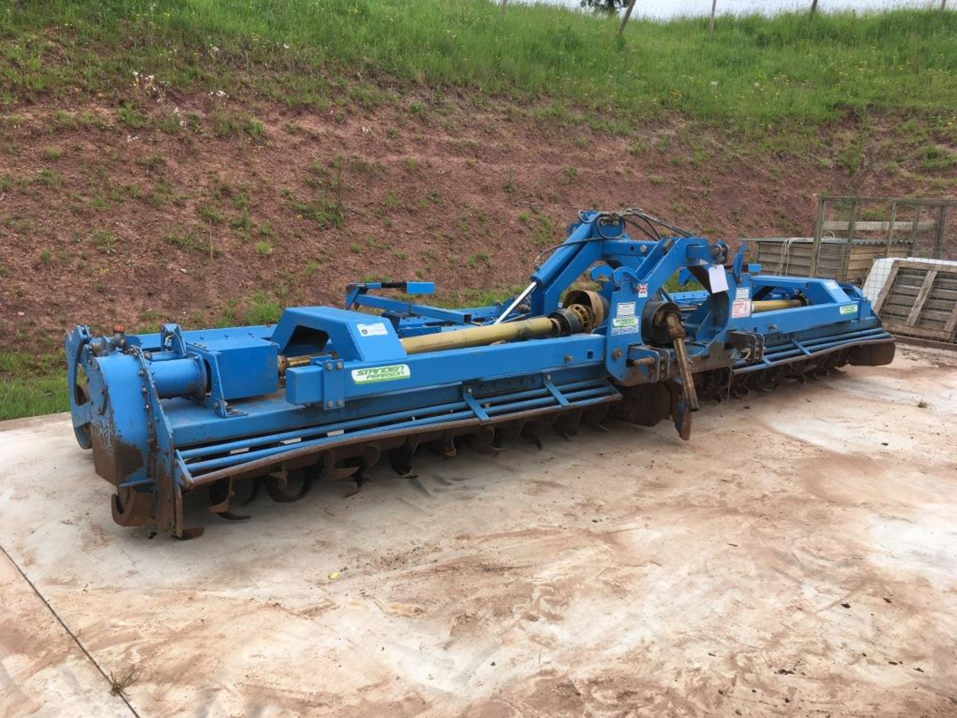 Standen folding rotovator, Type PV400240, serial number: 509 (2008) (missing guarding and damage - Image 2 of 16