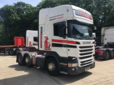 Scania R450 LA 6X2/2MNA Topline tractor unit, 2 Pedal Opticruise Gearbox, Registration number