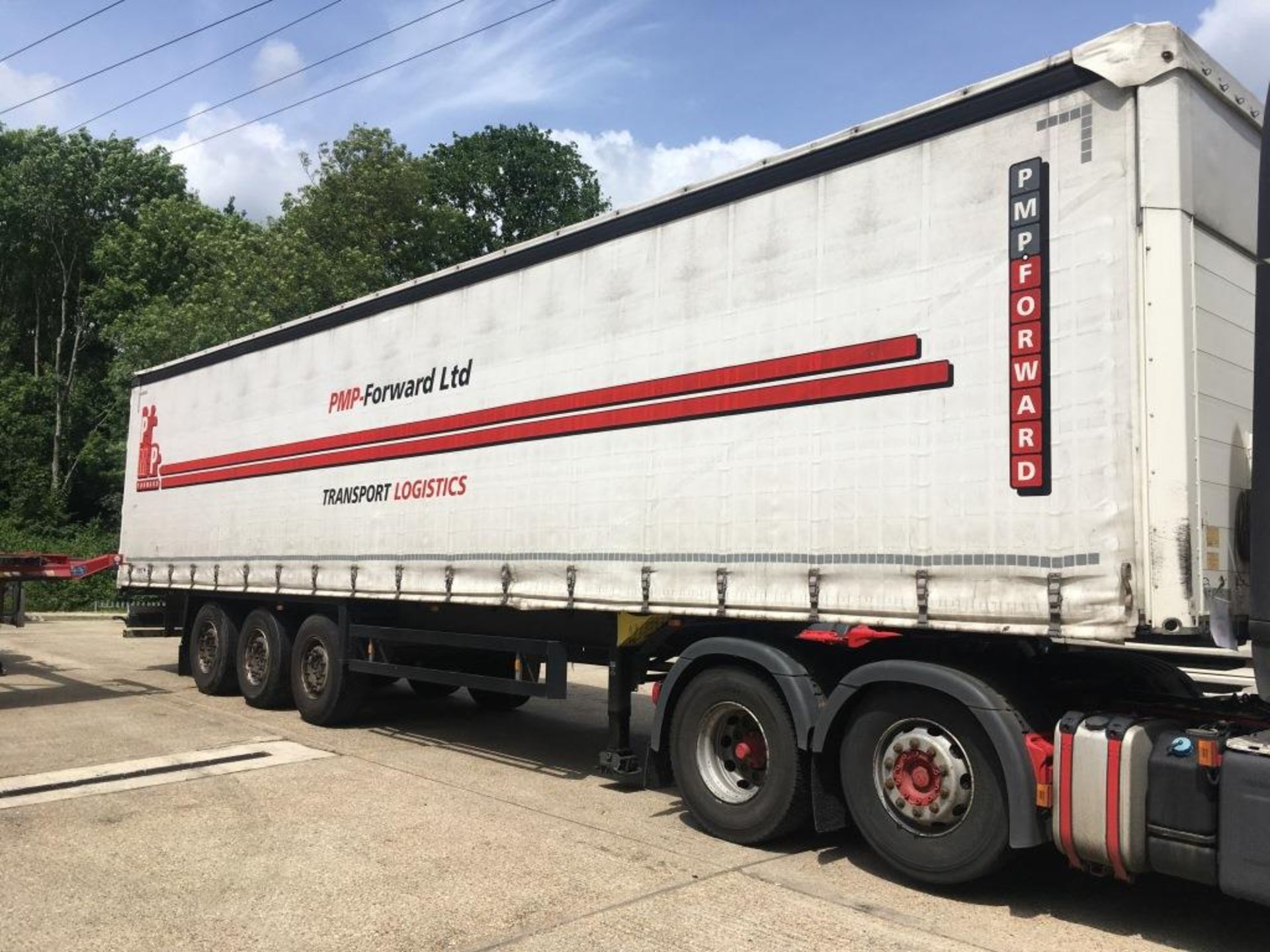 Schmitz SCS 24/L Curtainsider trailer, reference 169352, year of manufacture 2012, MOT valid to 31/