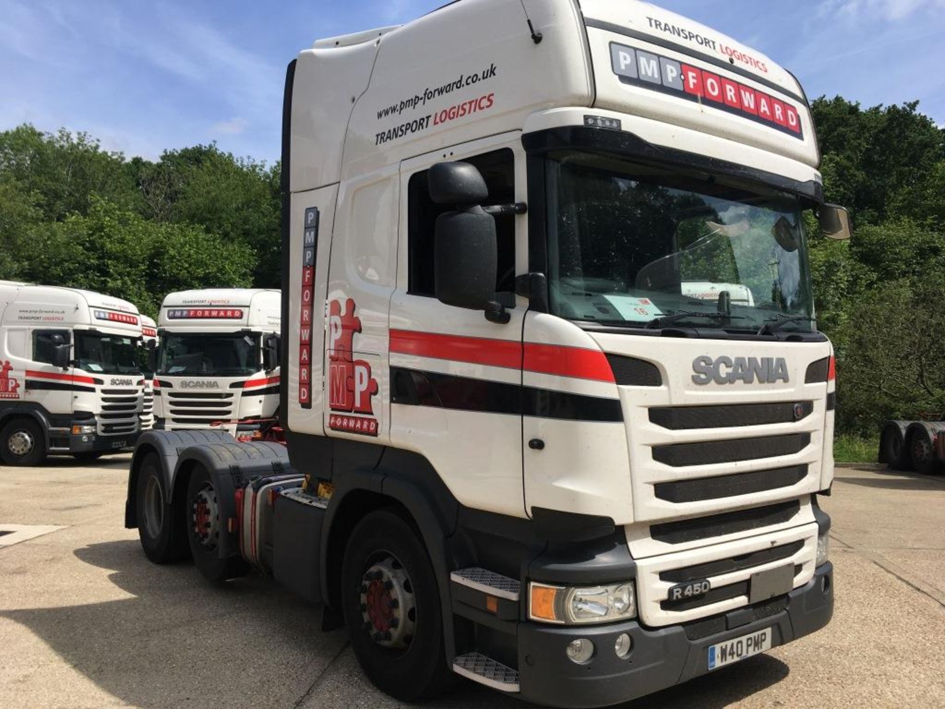 Scania R450 LA 6X2/2MNA Topline tractor unit, 2 Pedal Opticruise Gearbox, Registration number