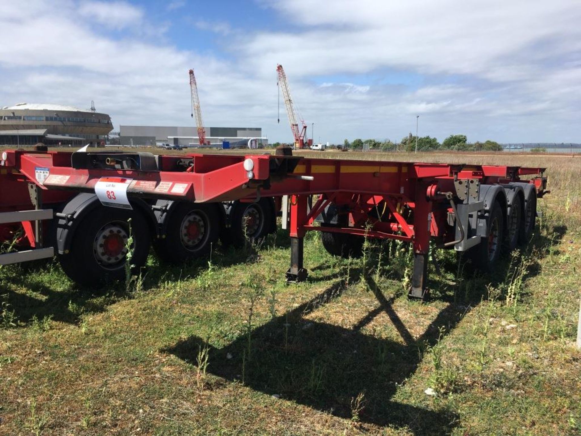 Dennison 14 Lock Sliding Bogie Skeletal trailer, reference 49436, year of manufacture 2016, 3 x - Bild 16 aus 26