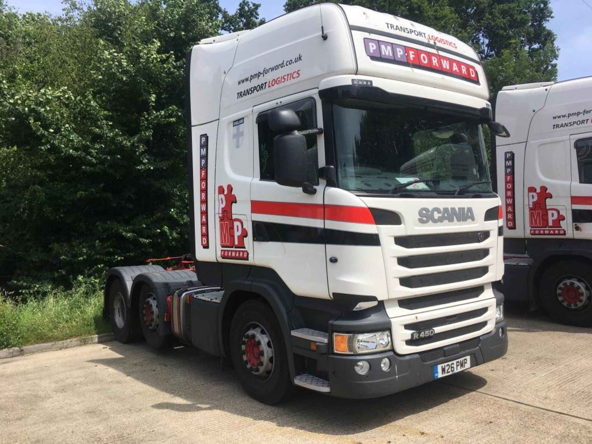 Scania R450 LA 6X2/2MNA Topline tractor unit, 2 Pedal Opticruise Gearbox, Registration number