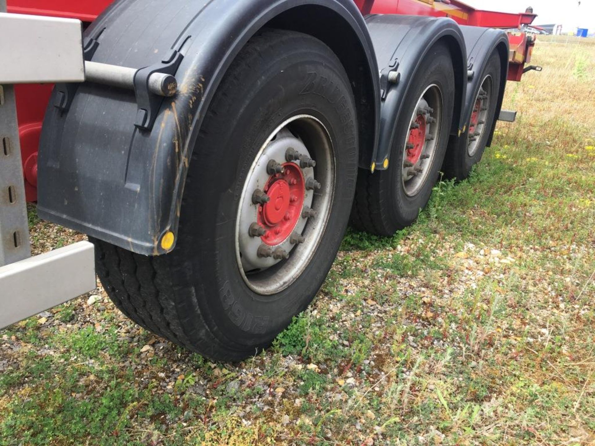 Dennison 14 Lock Sliding Bogie Skeletal trailer, reference 47569, year of manufacture 2016, 3 x - Image 6 of 20