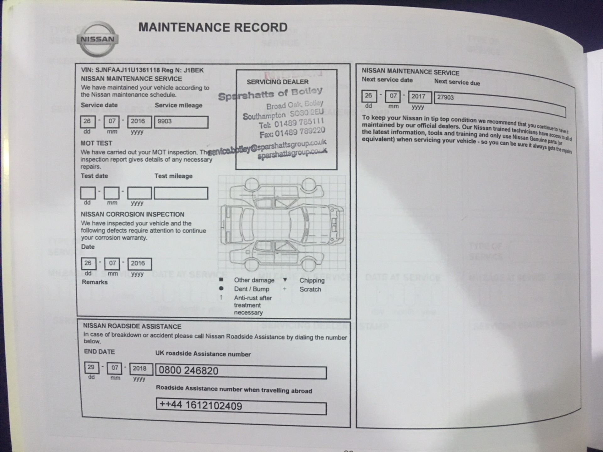 Nissan Qashqai Tekna DCI 5 door hatchback diesel car, Registration number J1 BEK, Date of - Image 26 of 30