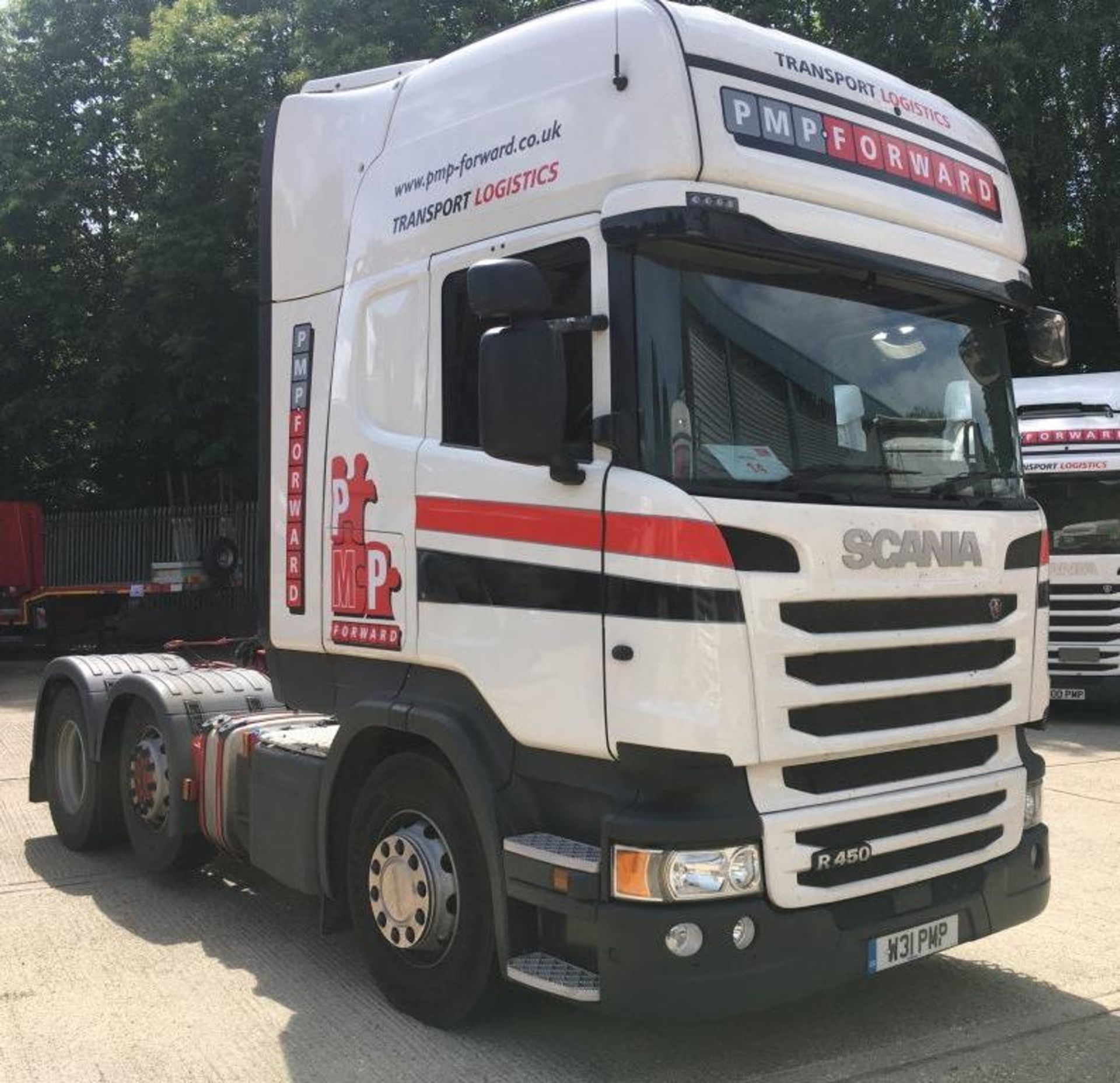 Scania R450 LA 6X2/2MNA Topline tractor unit, 2 Pedal Opticruise Gearbox, Registration number