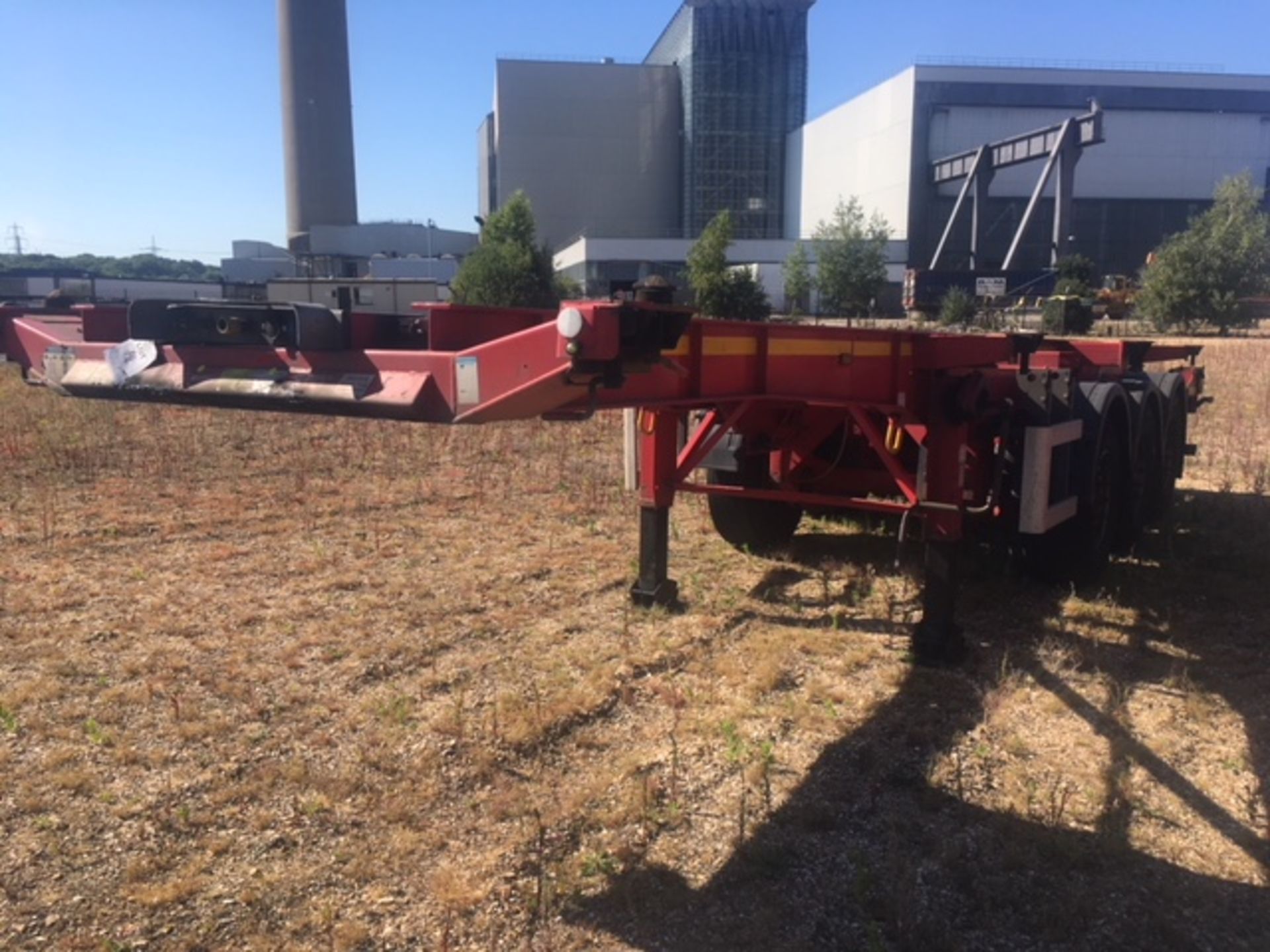 Dennison 14 Lock Sliding Bogie Skeletal trailer, reference 42067, year of manufacture 2014, 3 x - Bild 2 aus 19