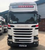 Scania R450 LA 6X2/2MNA Topline tractor unit, 2 Pedal Opticruise Gearbox, Registration number