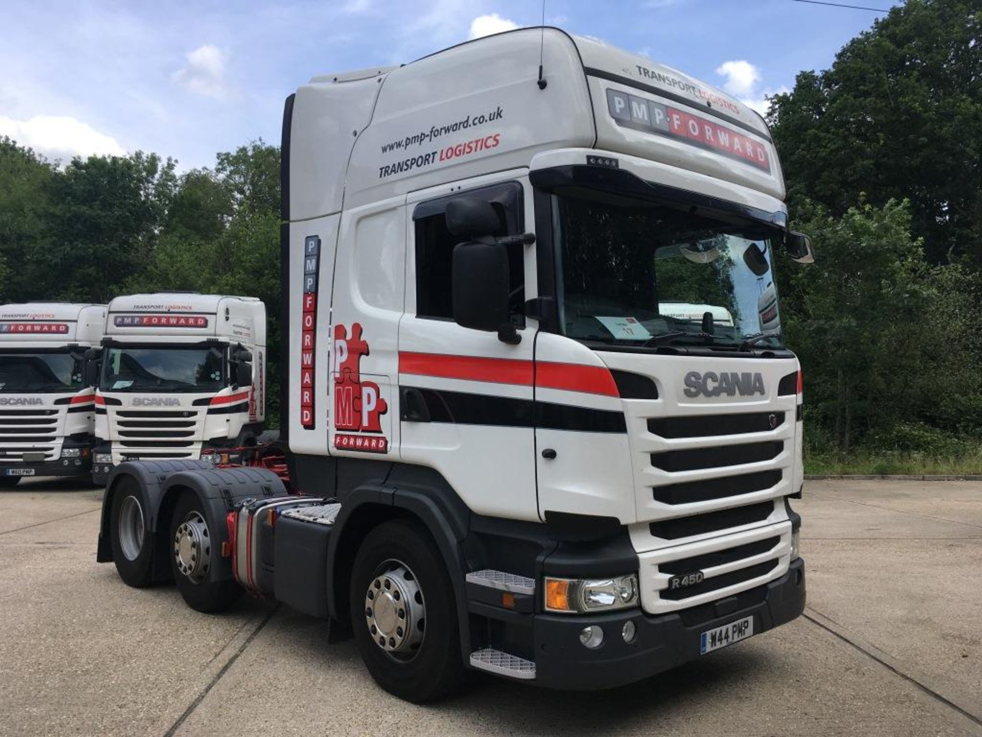 Scania R450 LA 6X2/2MNA Topline tractor unit, 2 Pedal Opticruise Gearbox, Registration number