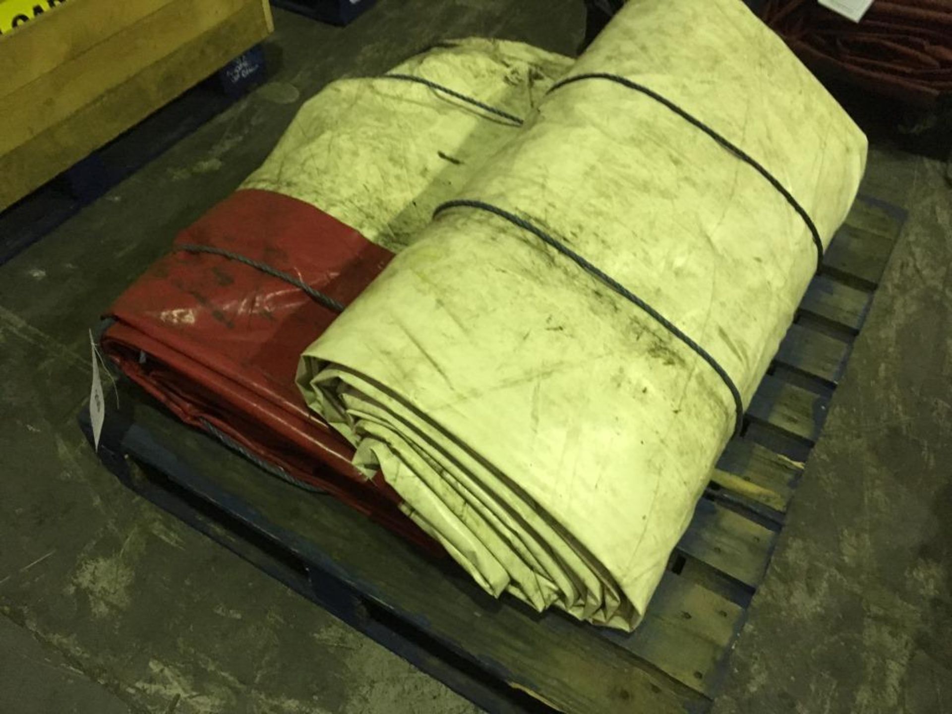 Two tarpaulin covers on one pallet. Please note: This lot is located at 6 Dewar Close, Segensworth - Image 2 of 2