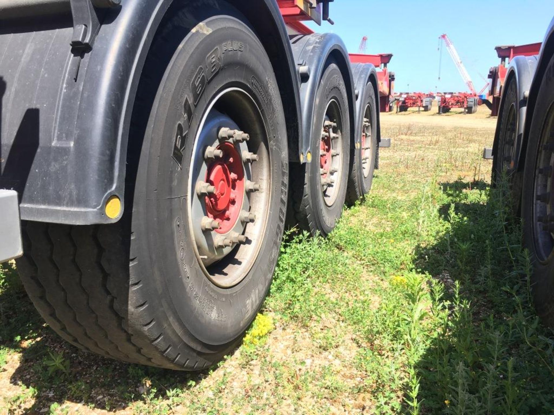 Dennison 14 Lock Sliding Bogie Skeletal trailer, reference 49442, year of manufacture 2016, 3 x - Bild 8 aus 15