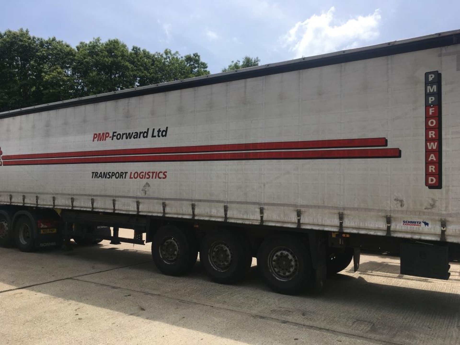 Schmitz SCS 24/L Curtainsider trailer, reference 169352, year of manufacture 2012, MOT valid to 31/ - Image 3 of 12