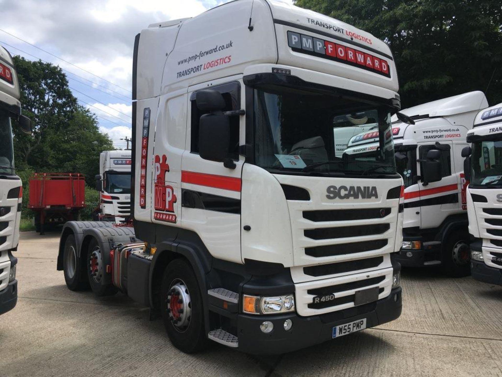 Scania R450 LA 6X2/2MNA Topline tractor unit, 2 Pedal Opticruise Gearbox, Registration number