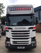 Scania R450 LA 6X2/2MNA Topline tractor unit, 2 Pedal Opticruise Gearbox, Registration number