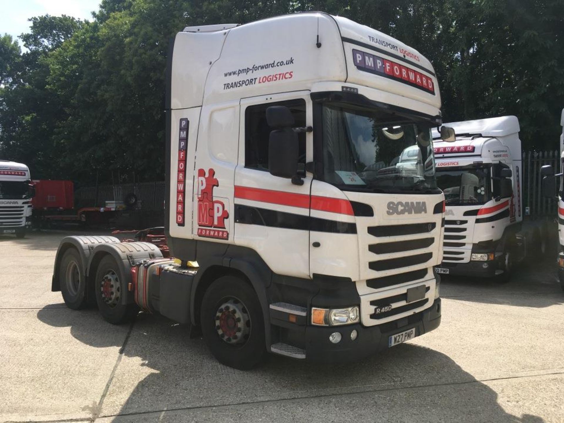 Scania R450 LA 6X2/2MNA Topline tractor unit, 2 Pedal Opticruise Gearbox, Registration number