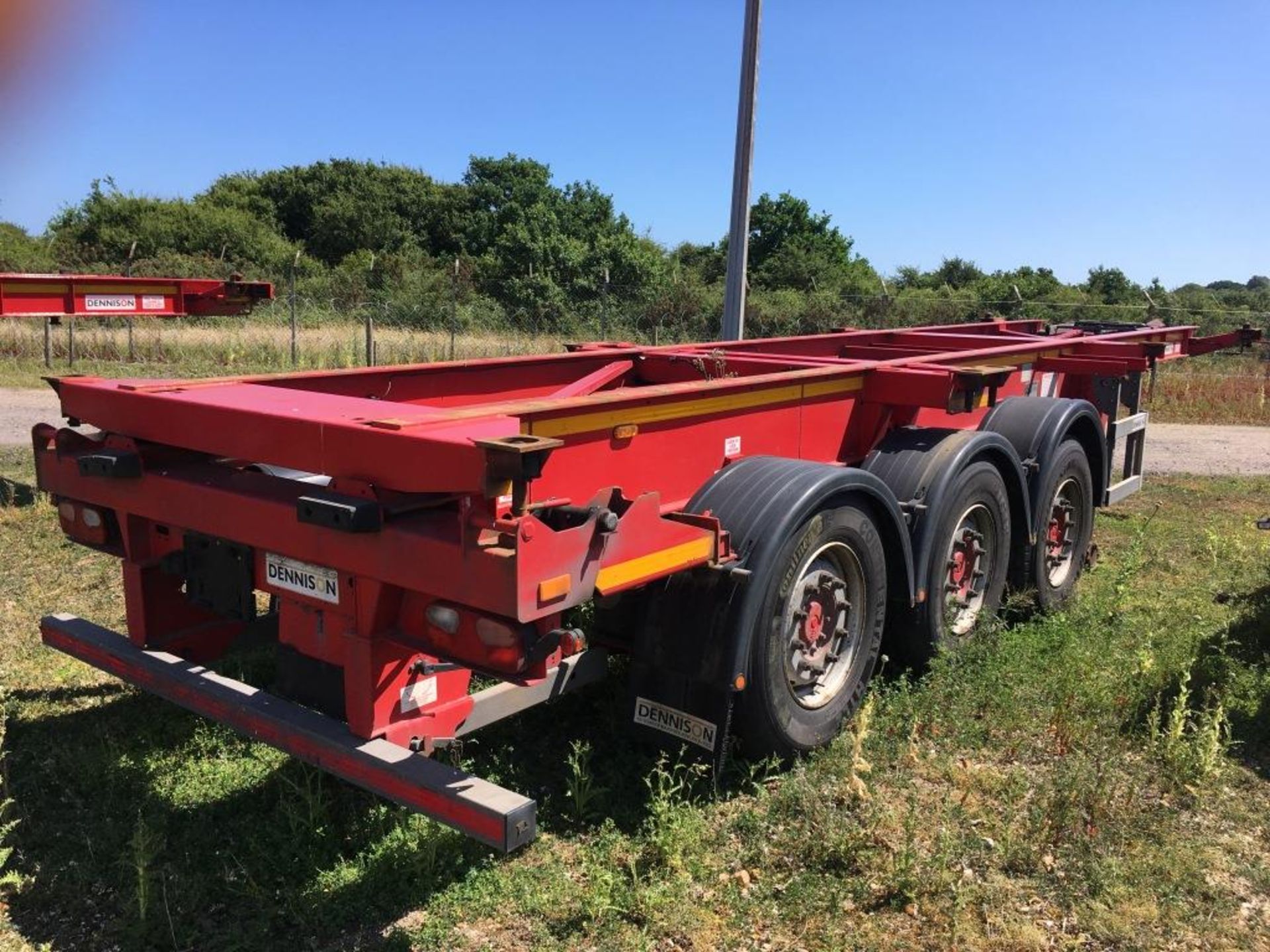 Dennison 14 Lock Sliding Bogie Skeletal trailer, reference 49436, year of manufacture 2016, 3 x - Bild 18 aus 26