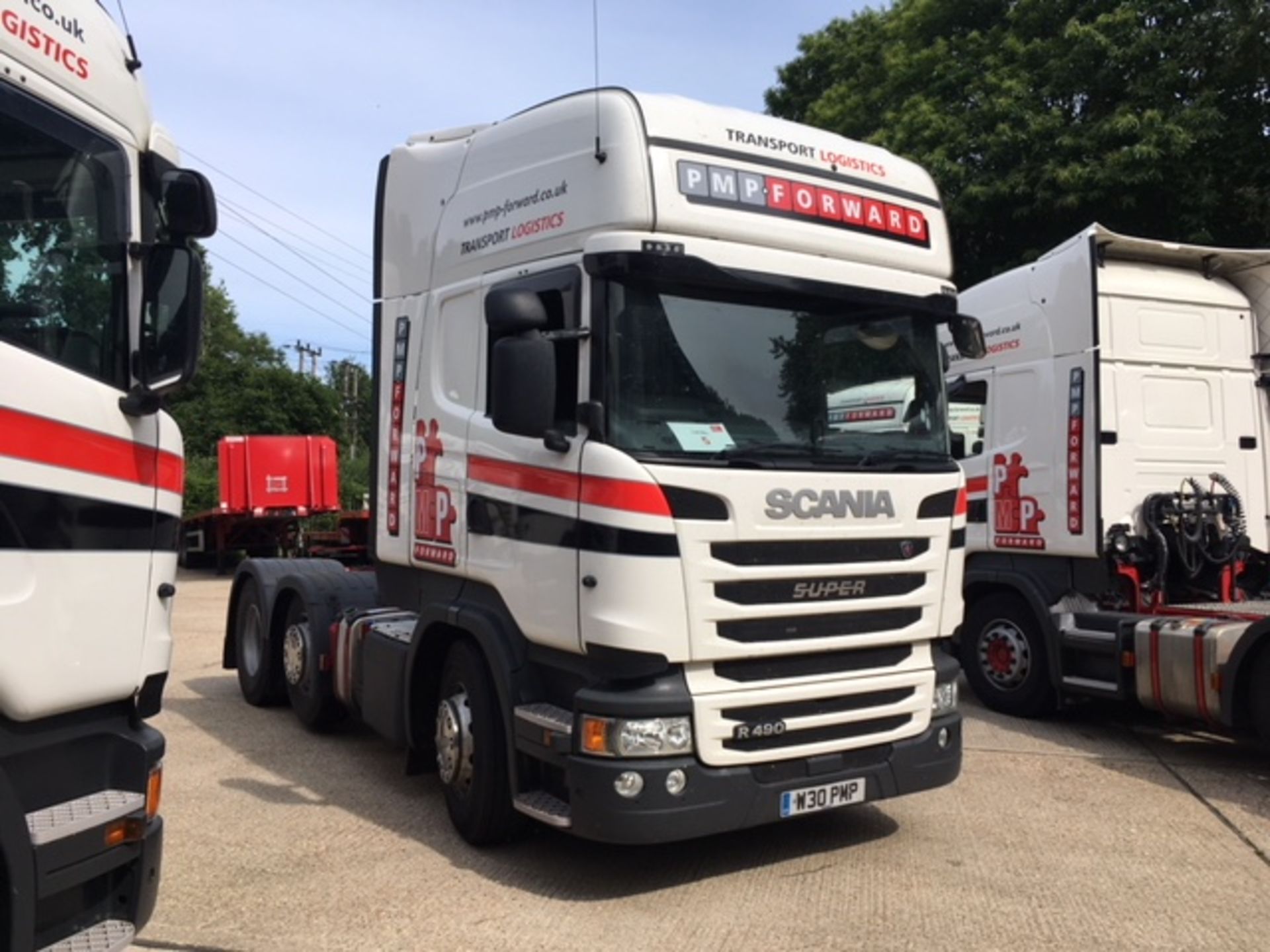 Scania R490 LA 6X2/2MNA Topline tractor unit, 2 Pedal Opticruise Gearbox Retarder, Registration - Image 2 of 17