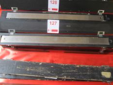 4 x Rabone Chesterman straight edges, 600mm