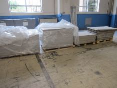 4 x part pallets of card board sheets, various size. - Lift out charge to be applied: £10+ vat