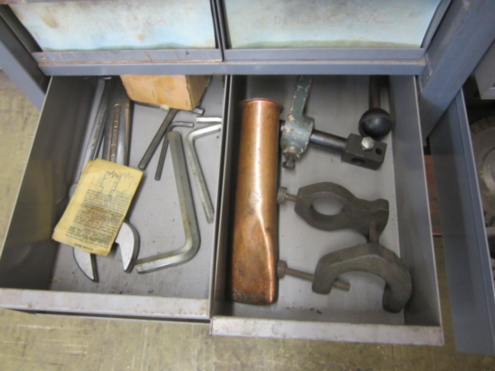 Multidrawer storage unit with contents including spanners, allen keys, cutters, etc. - Image 3 of 5