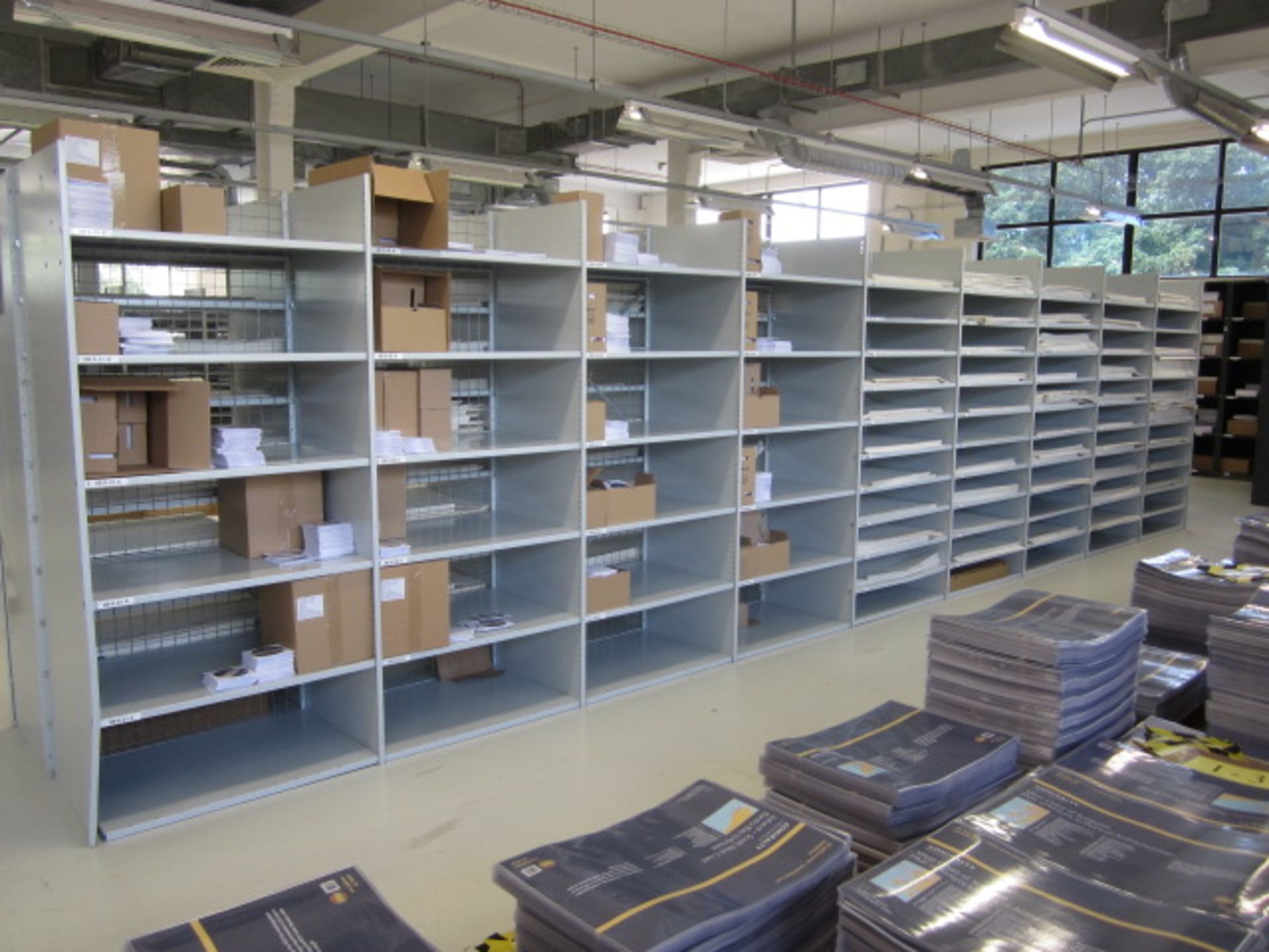 Link 51 metal boltless stores racking comprising: 9 x double sided bays, approx. overall size: 8. - Image 2 of 5
