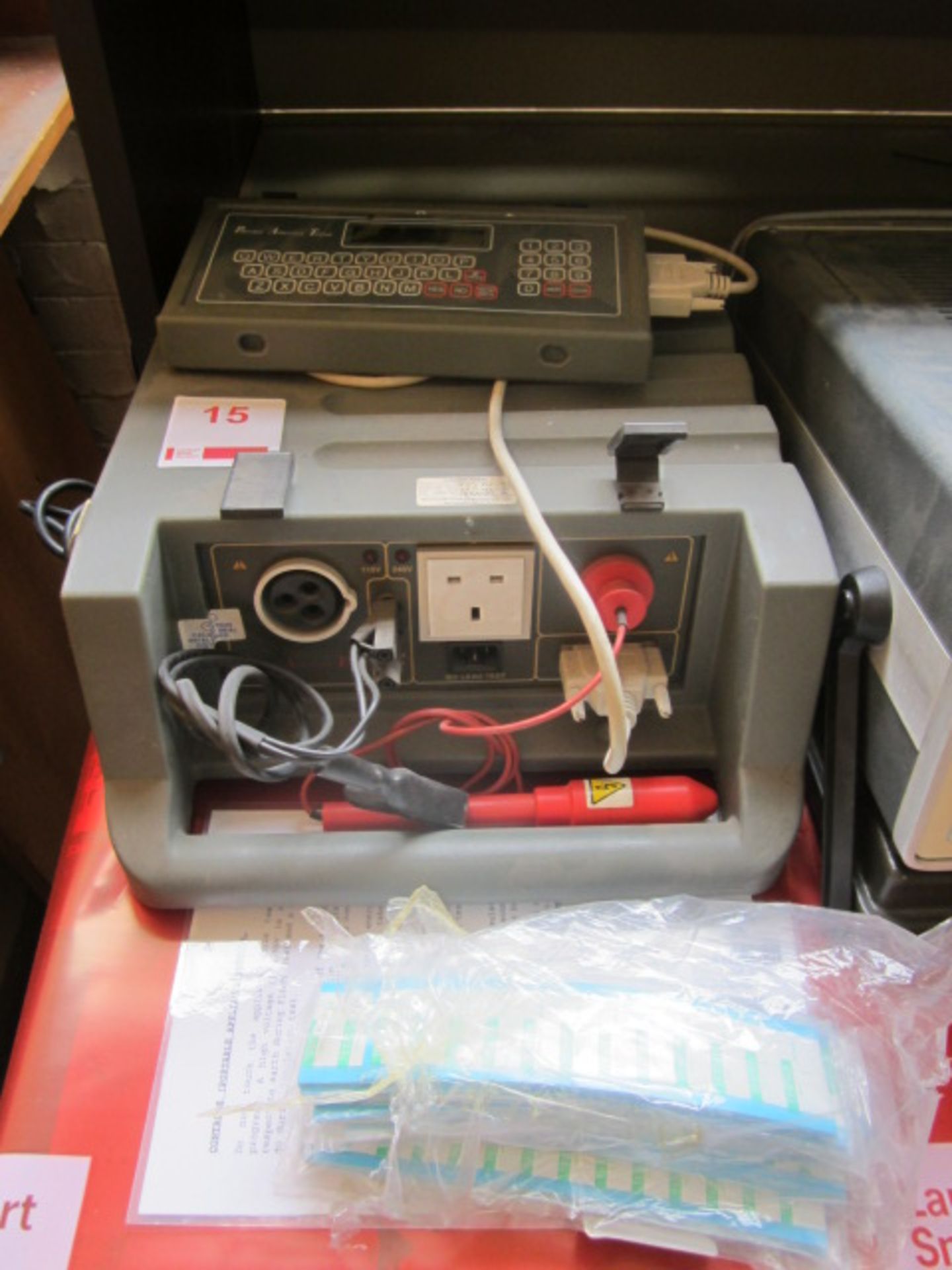 Controls portable appliance tester