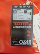 Ozan Teletest 2 colour test pattern generator 1Khz audio signal generator