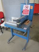 Dahle mobile hand operated paper guillotine. - Lift out charge to be applied: £5+ vat