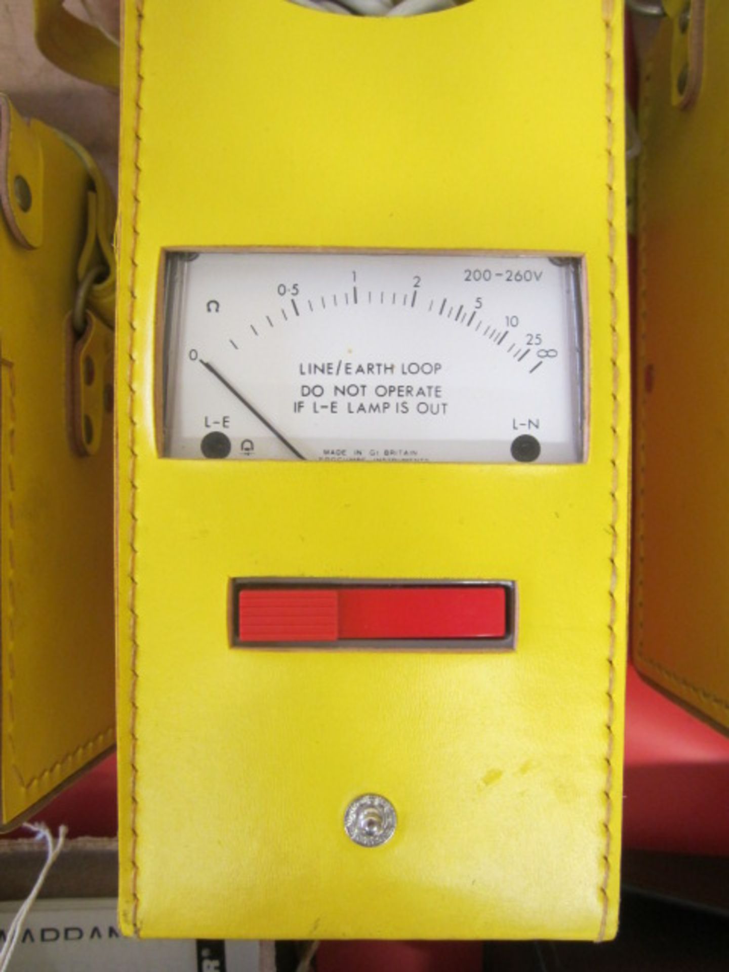 Phase/Earth 100P tester, Line/Earth loop and Metrohm model 9A tester - Image 3 of 4