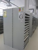 Link 51 metal boltless stores racking comprising: Double sides approx. 23 single bays in total,