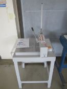 Ideal manual office paper guillotine, serial number 17/2005. - Lift out charge to be applied: £5+
