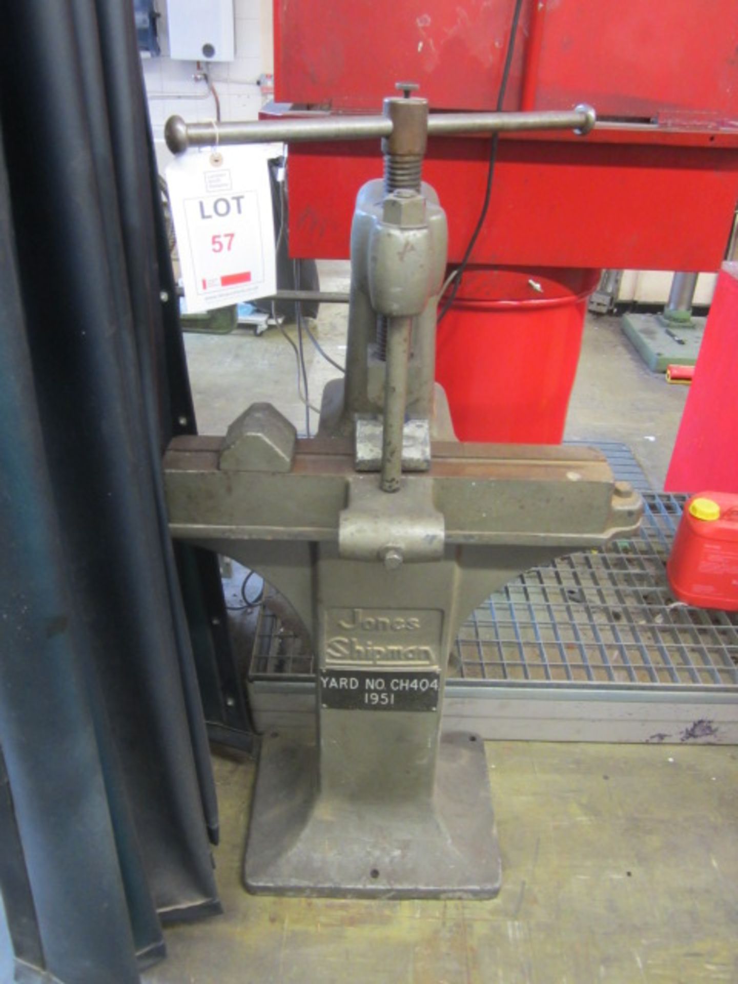 Jones Shipman flypress. - Lift out charge to be applied: £10+ vat