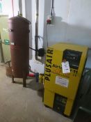 HPC Airtower 11 packaged rotary screw air compressor set, serial no: 18833.20010/1188, with vertical