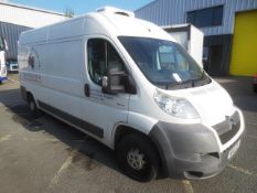 Citroen Relay 35 HDI 120 LWB refridgerated panel van, reg no: MF10 CZK (2010), MOT: 31.10.18 fitted