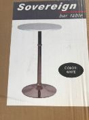 Five Sovereign Bar Tables & Three Stratos Bar Stools (Boxed)