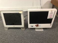 Vintage Apple iMac personal computer with first Apple cinematic monitorSerial no. W844554SPP8