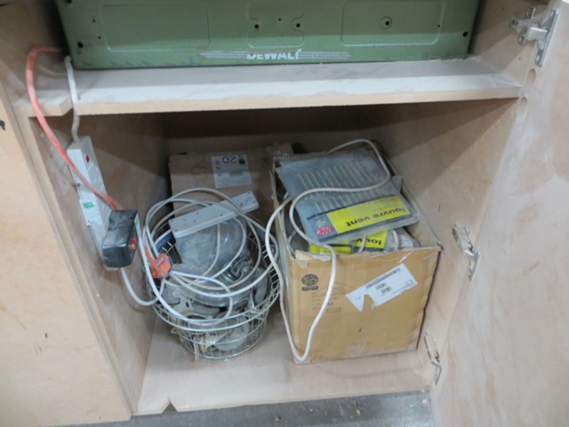 Contents of 4 Cupboards to include Door Hinges, Wheels Etc., as lotted - Image 2 of 3