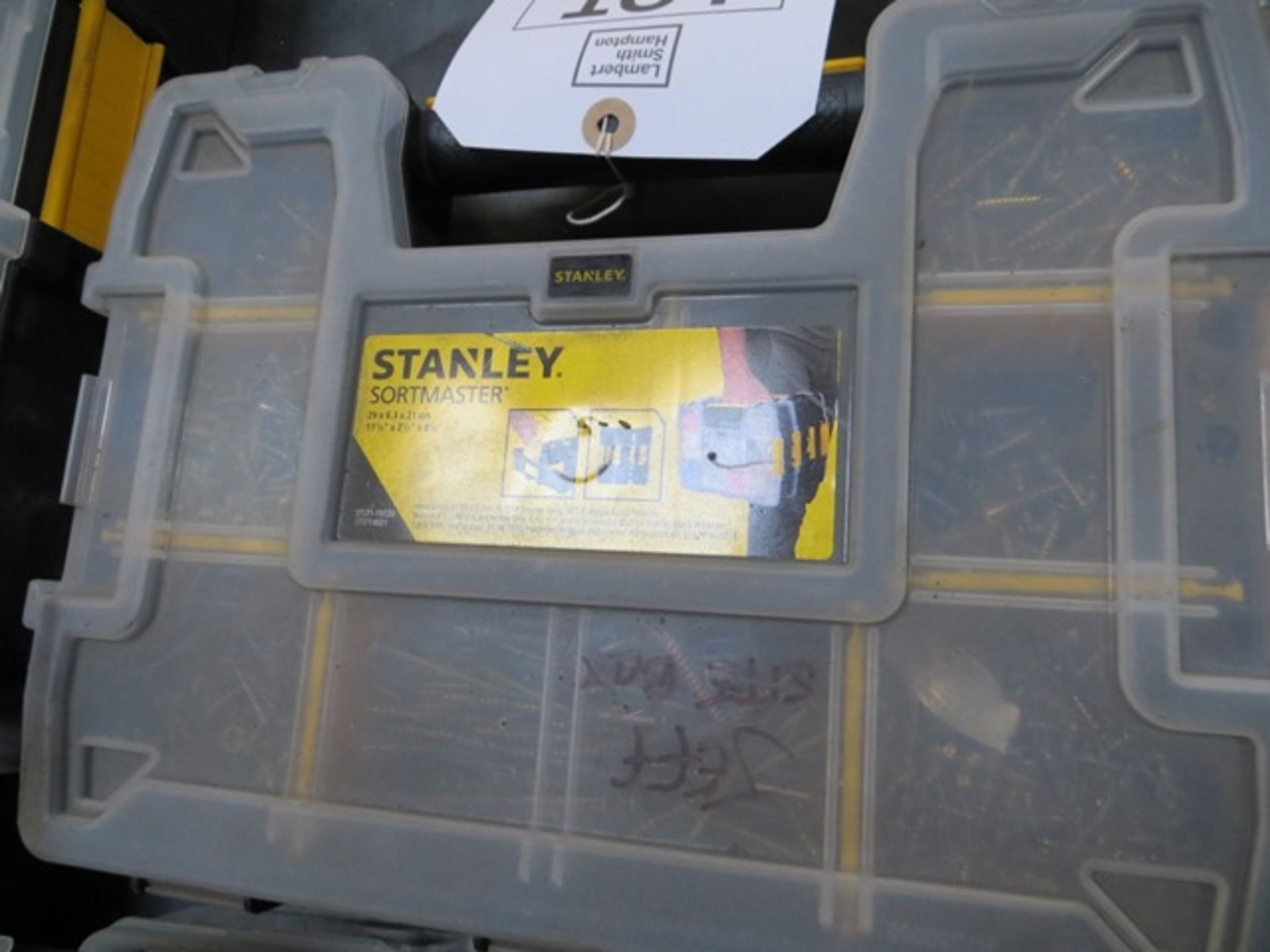 Various Stanley Sortmaster & Easydrive Storage Boxes of Grub Screws, Washers, Hex Nuts, Machine - Image 5 of 10