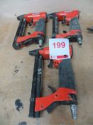 Three Tacwise Pneumatic Staple Guns