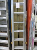 Set of Aluminium Triple Extending Ladders