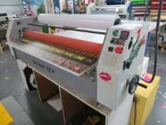 Sealeze 52H laminator dry mounting machine c/w layout table *Please ensure sufficient resource /