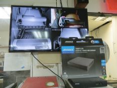 Annke CCTV System c/w CCU, 1089P Digital Recorder JVC 37" Flat Screen TV & Samsung 22" HDTV Monitor