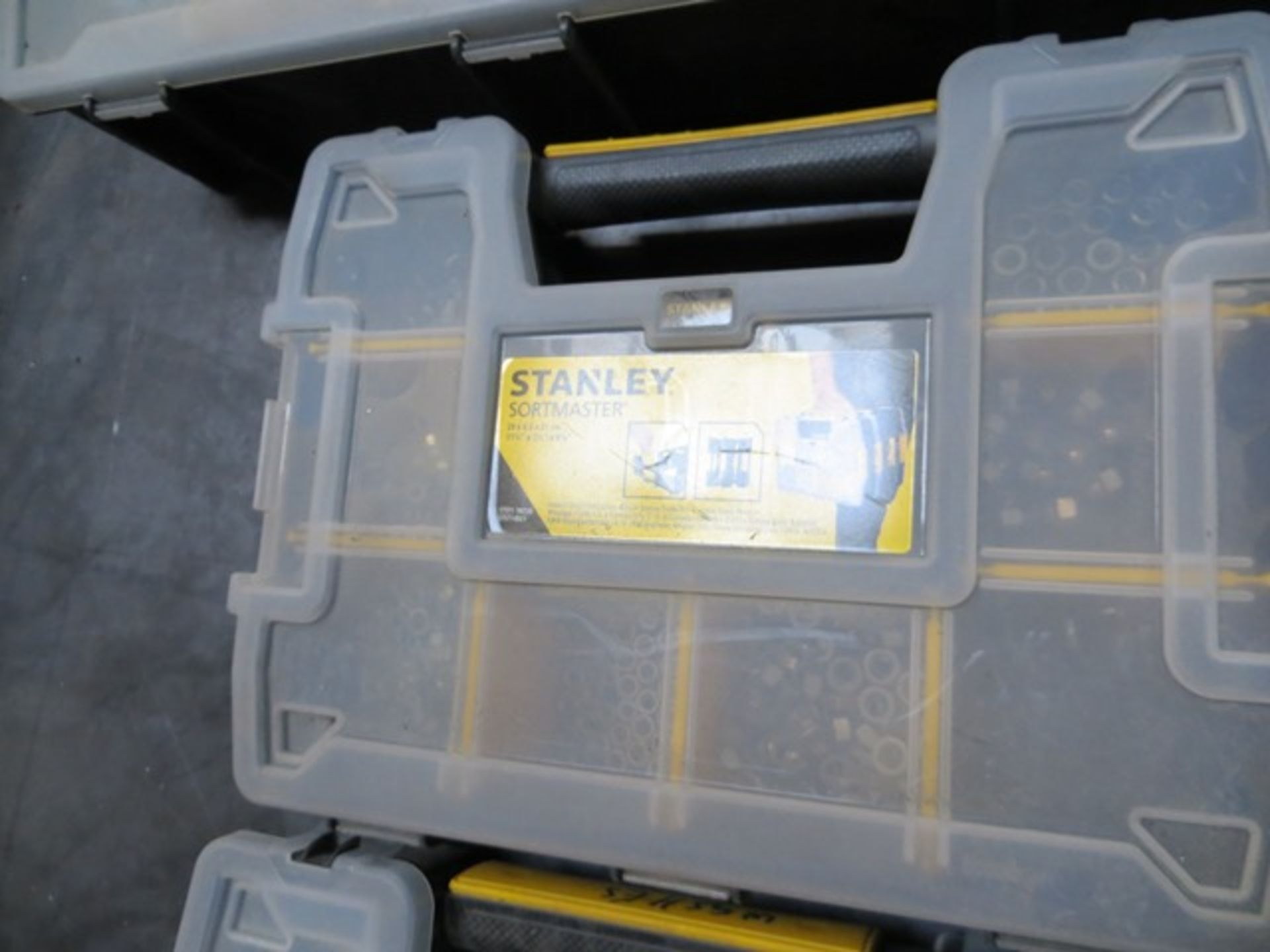 Various Stanley Sortmaster & Easydrive Storage Boxes of Grub Screws, Washers, Hex Nuts, Machine - Image 3 of 10