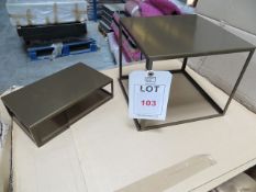 Box of Shoe Display Stands 10 x 30cm x 30cm x 25cm 10 x 18cm x 30cm x 8cm (New & Boxed)