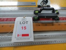 Quantity of T Squares, metal rulers, & levels as lotted